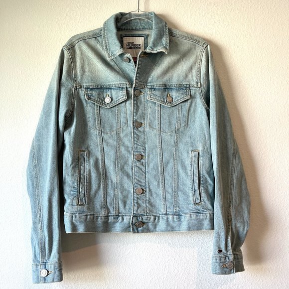 Tommy Hilfiger Other - Tommy Hilfiger Denim Trucker Jacket Light Wash Blue Men's Size S